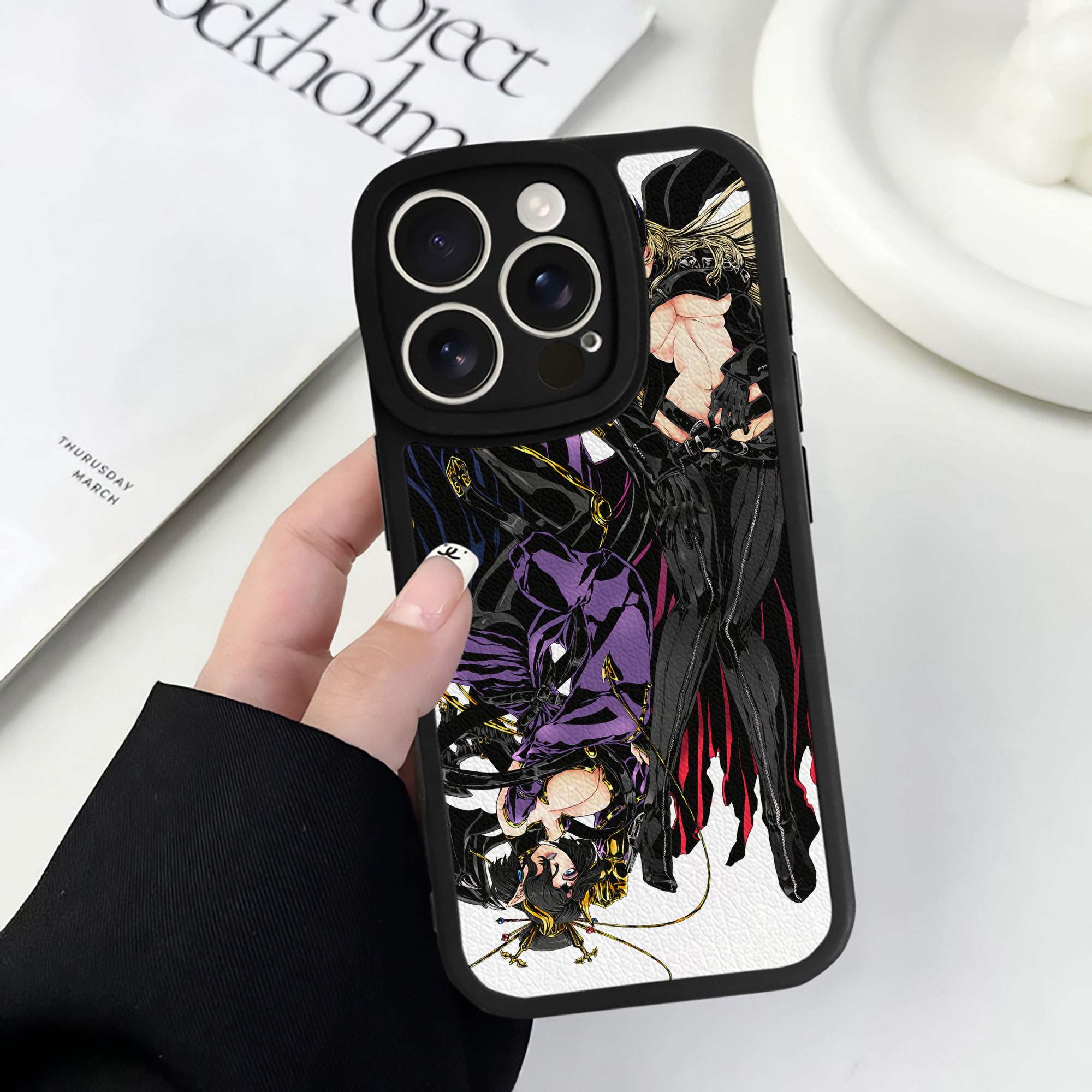 （画像用） Digimon デジタルモンスター/デジモン 【iPhone 16シリーズ対応】シリコンスマホケース（レザー調） 材質：シリコン